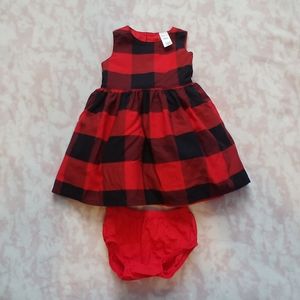 Carter's Buffalo Plaid Dress 18 Months